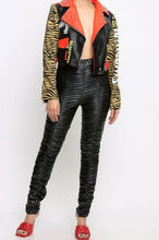 Load image into Gallery viewer, Came Thru Drippin Leather Jacket
