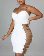 Load image into Gallery viewer, Chain Heart Dress
