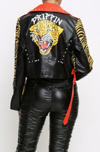 Load image into Gallery viewer, Came Thru Drippin Leather Jacket
